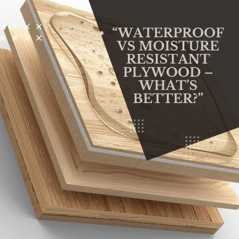 Waterproof vs Moisture Resistant Plywood – What’s Better?