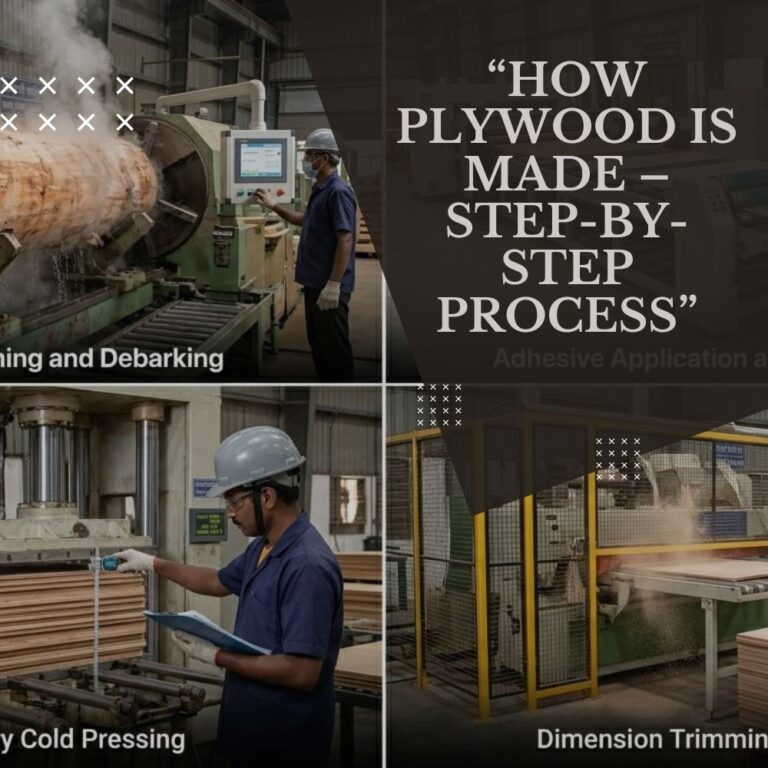 How Plywood is Made – Step-by-Step Process